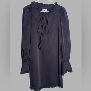 Milly of NY Black Wednesday Silk Dress